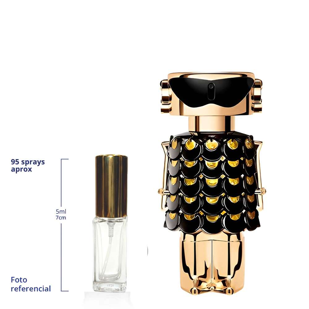 Paco Rabanne Fame Decant Travel Size 10ml 95 a 150 Sprays Aprox Eau de Parfum For Woman