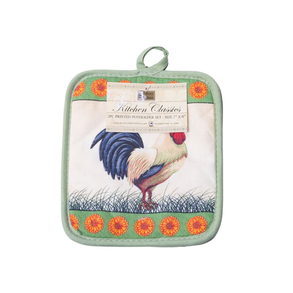 Potholder Set 2 Pieces Kitchen Classics