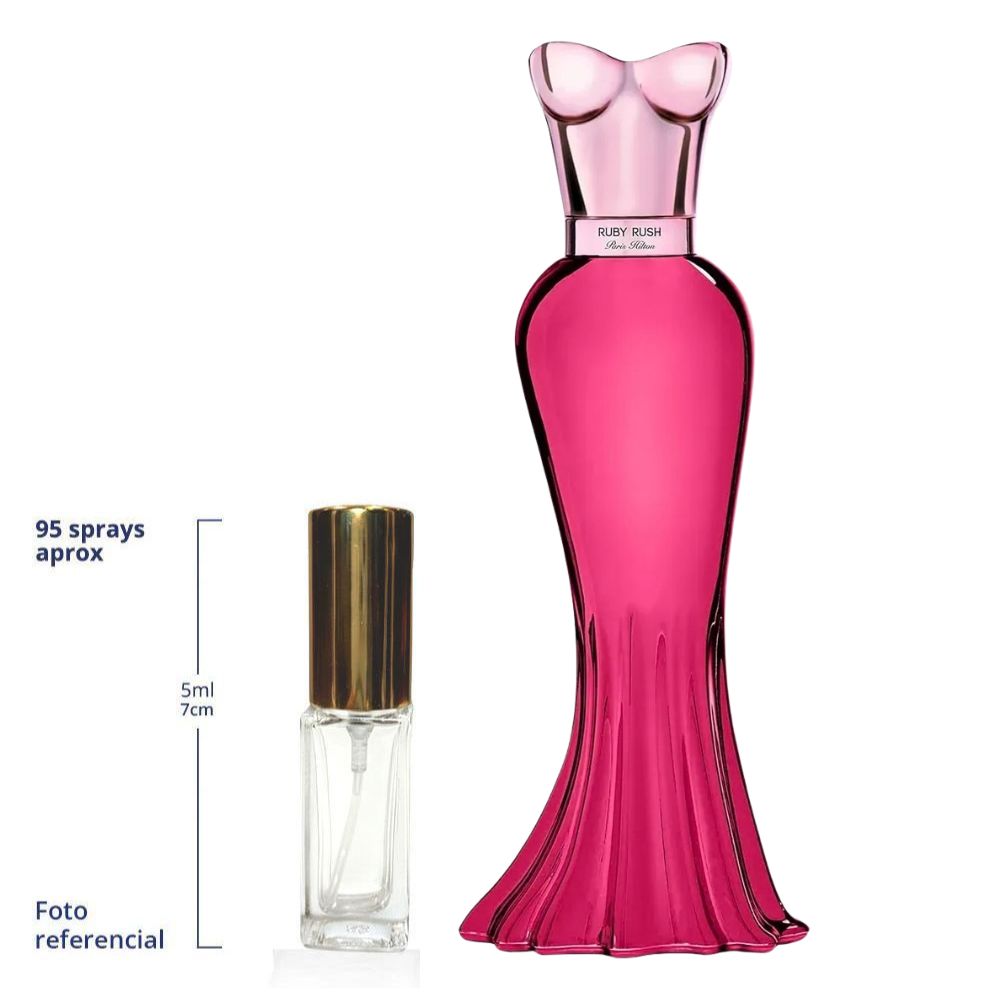 Paris Hilton Ruby Rush Decant Travel Size Eau De Parfum For Woman