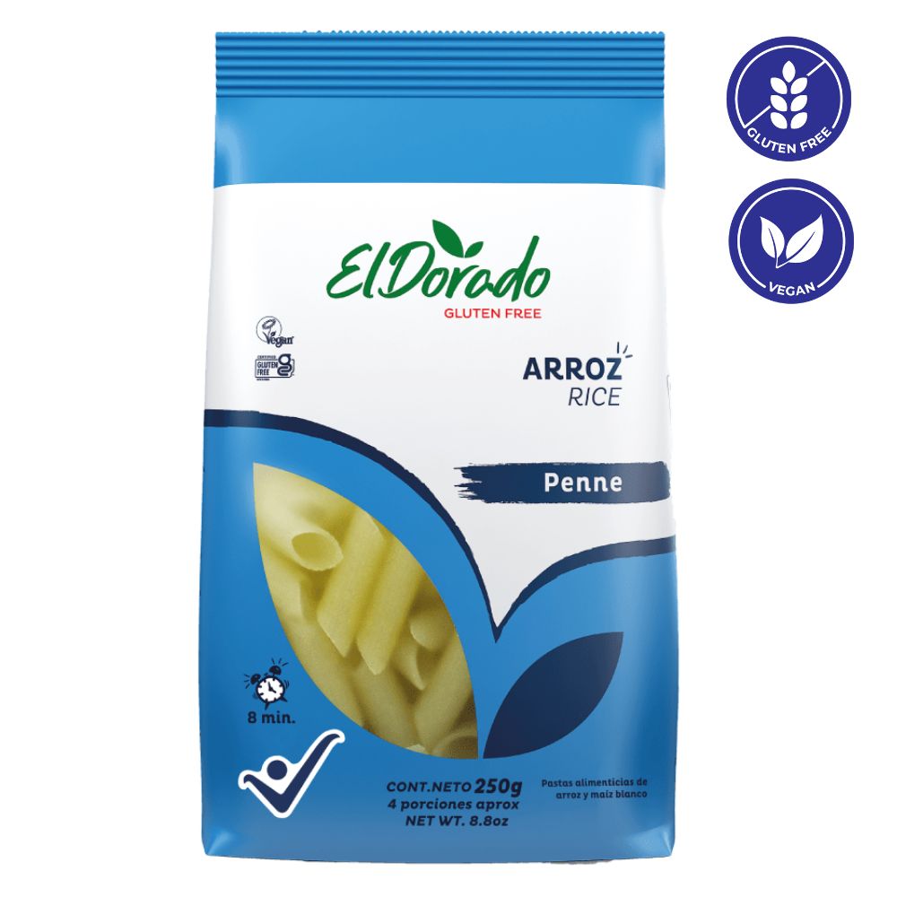 El Dorado Pasta De Arroz Penne 250 gr