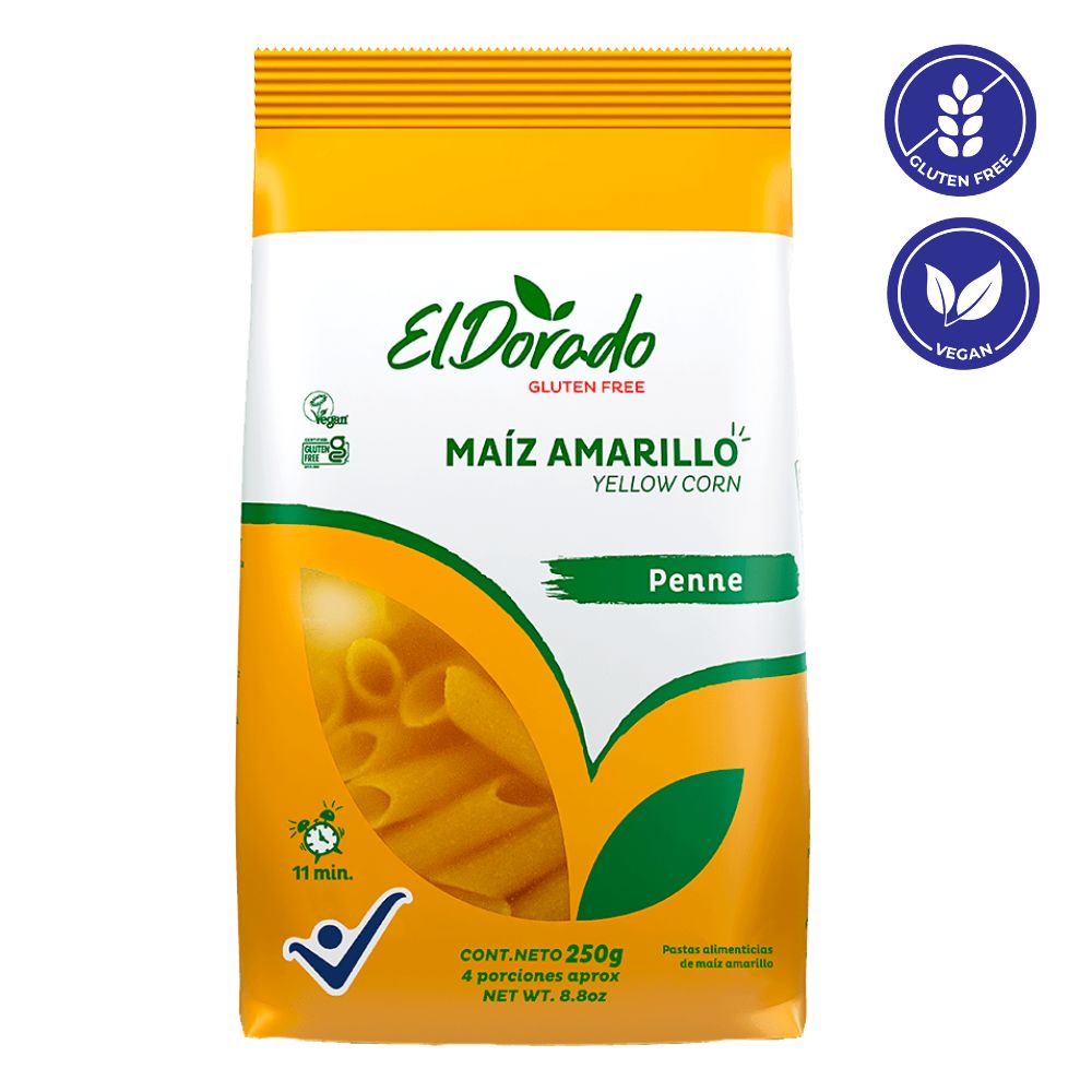 El Dorado Pasta De Maiz Penne 250 gr