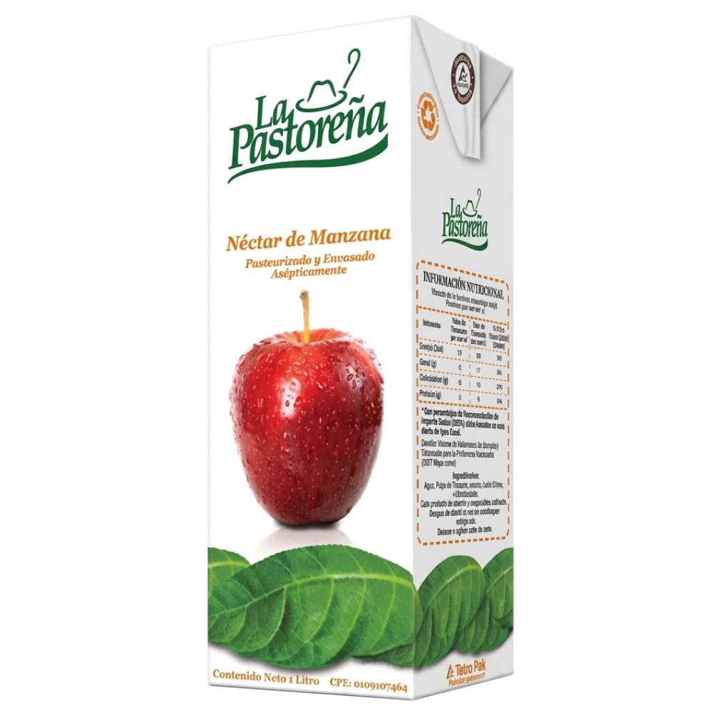 Jugo de Manzana La Pastoreña 1 Litro
