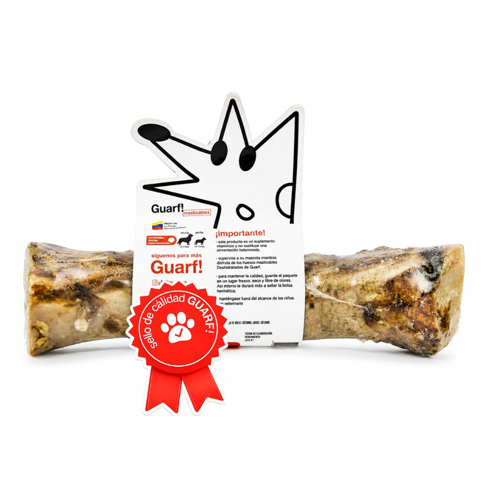 Guarf Hueso Natural Deshidratado Para Perros Tamaño L