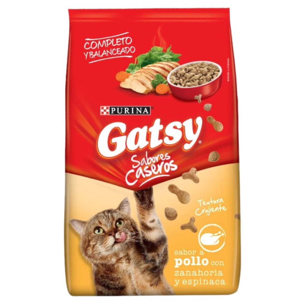 Purina Gatsy Sabor a Pollo con Zanahoria y Espinaca 3kg para Gatos