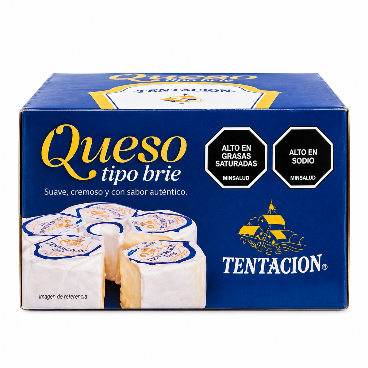 Queso Brie Tentación Caja 250gr Aprox