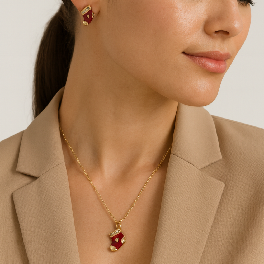 Rampage Set De 5 Collares y 5 Pares de Zarcillos