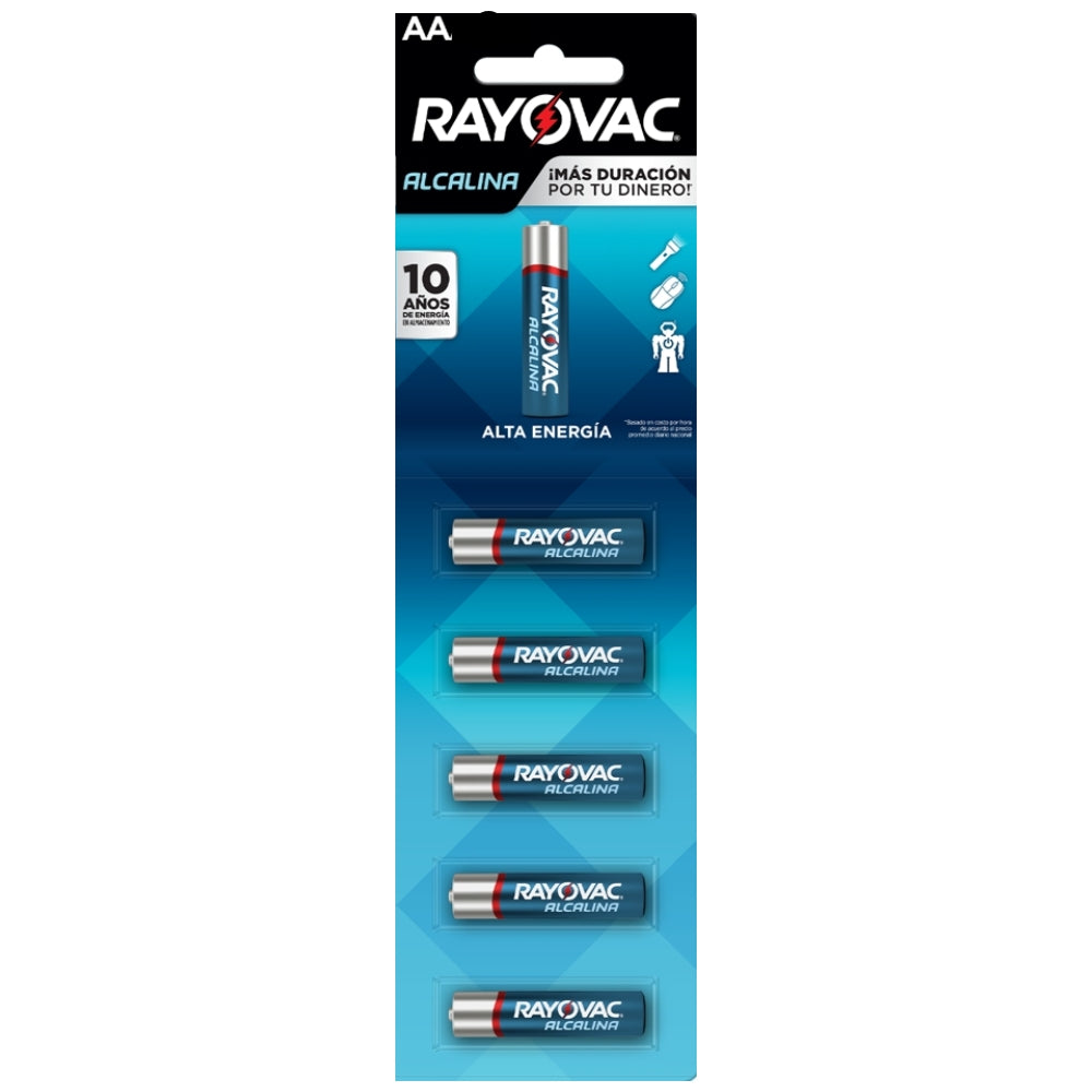 Rayovac Pilas Alkalinas Multi Blister AA 5Und