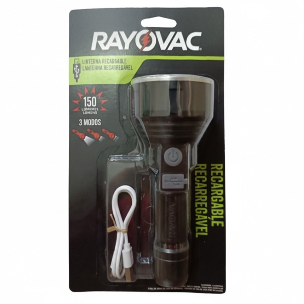 Rayovac Linterna Recargable 7Led 110V