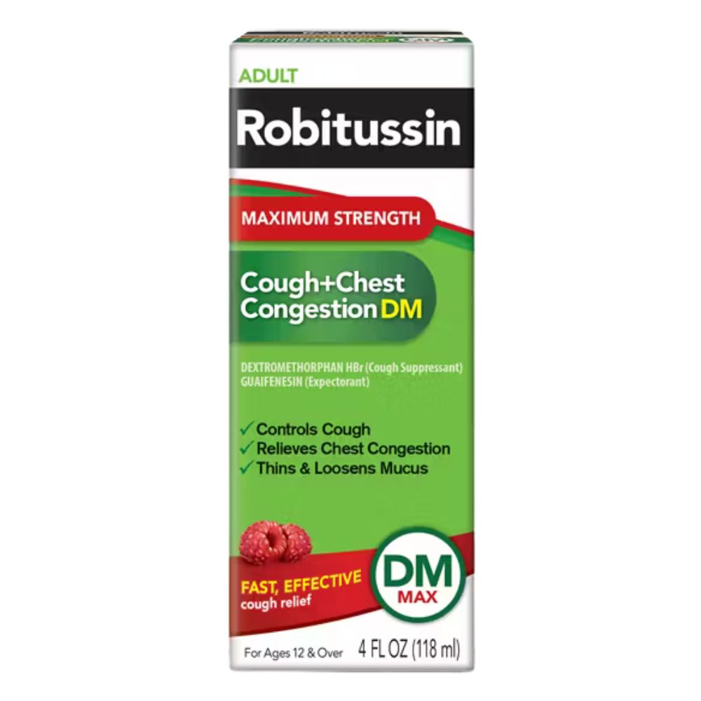 Robitussin Cough Chest Congestion DM Maximum Strength 118 ml