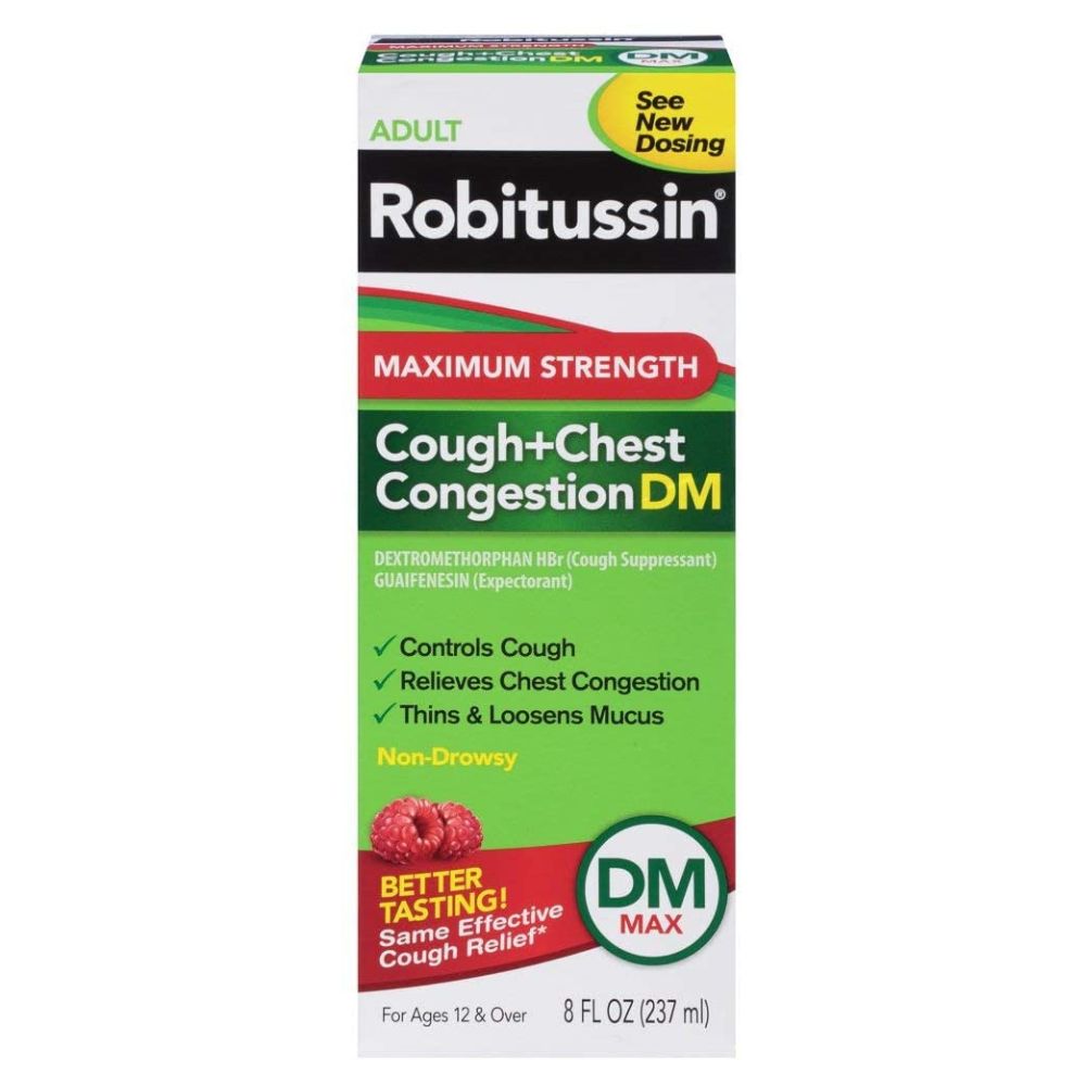 Robitussin Cough Chest Congestion DM Maximum Strength 237ml