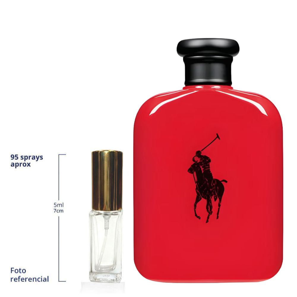 Ralph Lauren Polo Red Decant Travel Size Eau De Toilette For Men