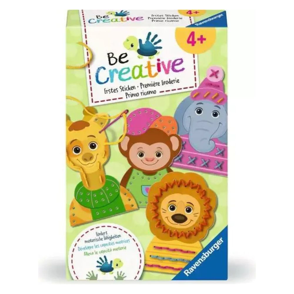 Ravensburger Be Creative Mi Primer Bordado Animals 4+