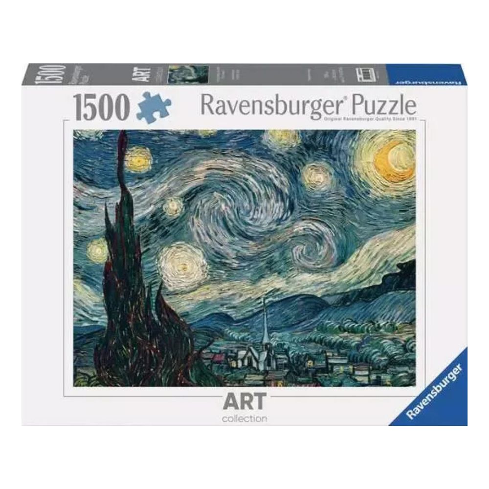 Ravensburger Rompecabezas Art Collection The Starry Night, June 1889 1500 Pzs