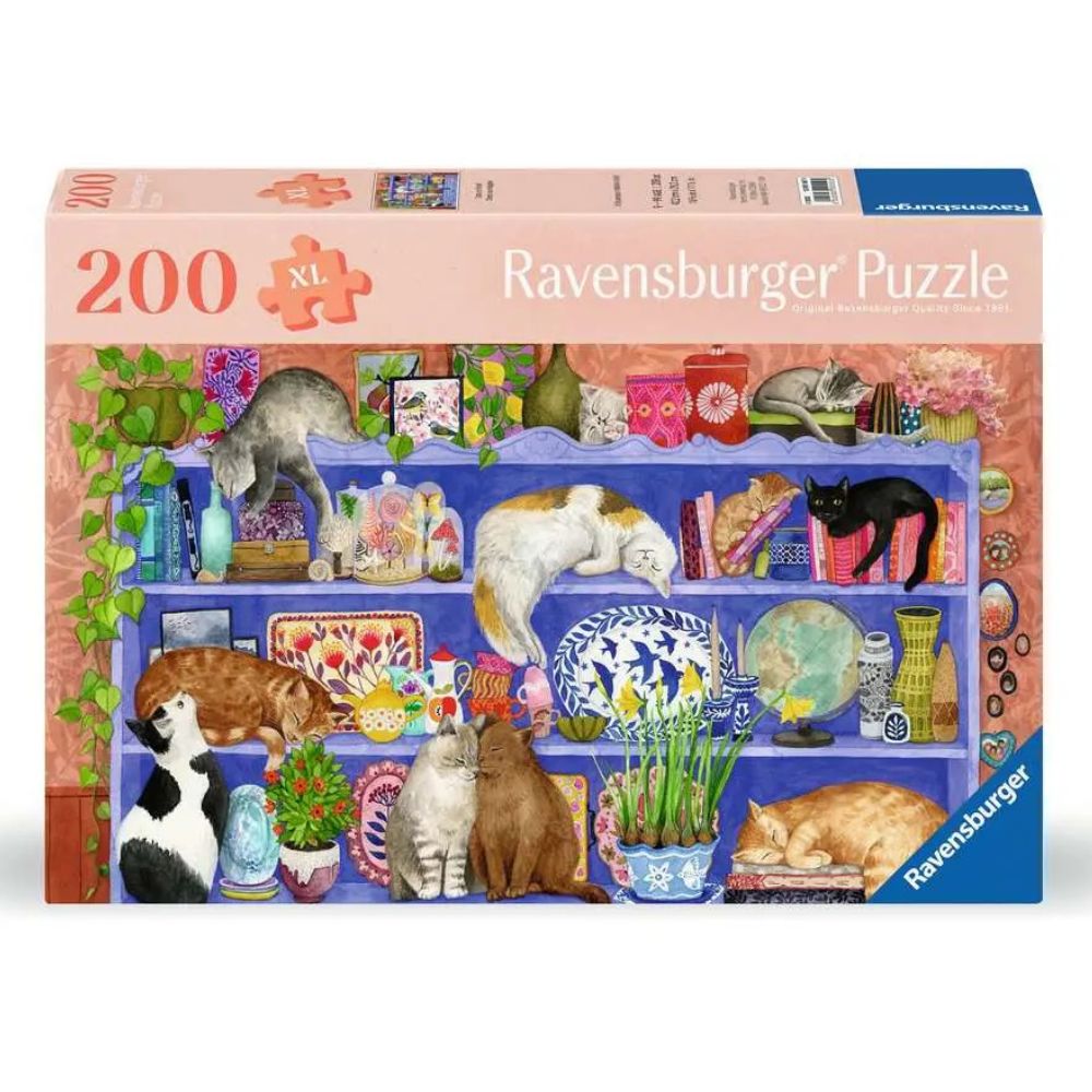 Ravensburger Rompecabezas Cats On Shelf XL 200 pzs