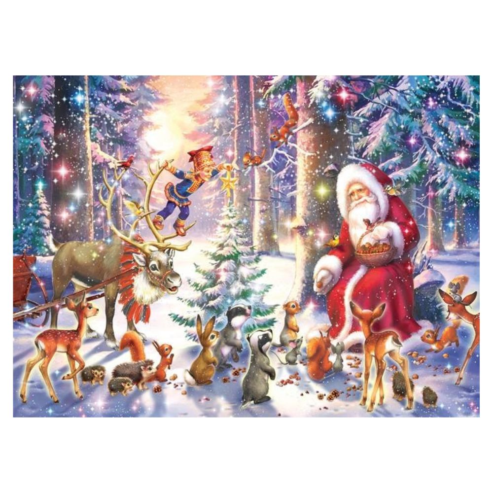 Ravensburger Rompecabezas Christmas In The Forest 100XXL 6+