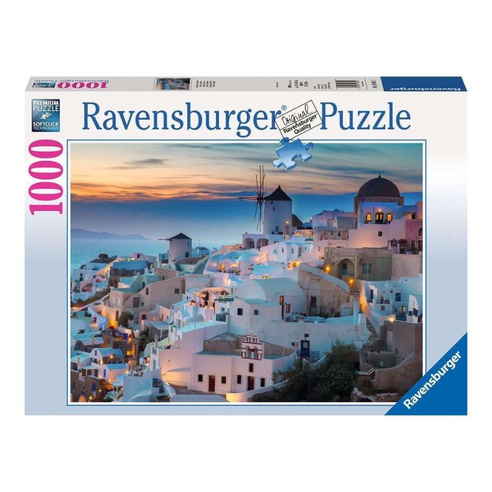 Ravensburger Rompecabezas Evening In Santorini 1000 Pzas