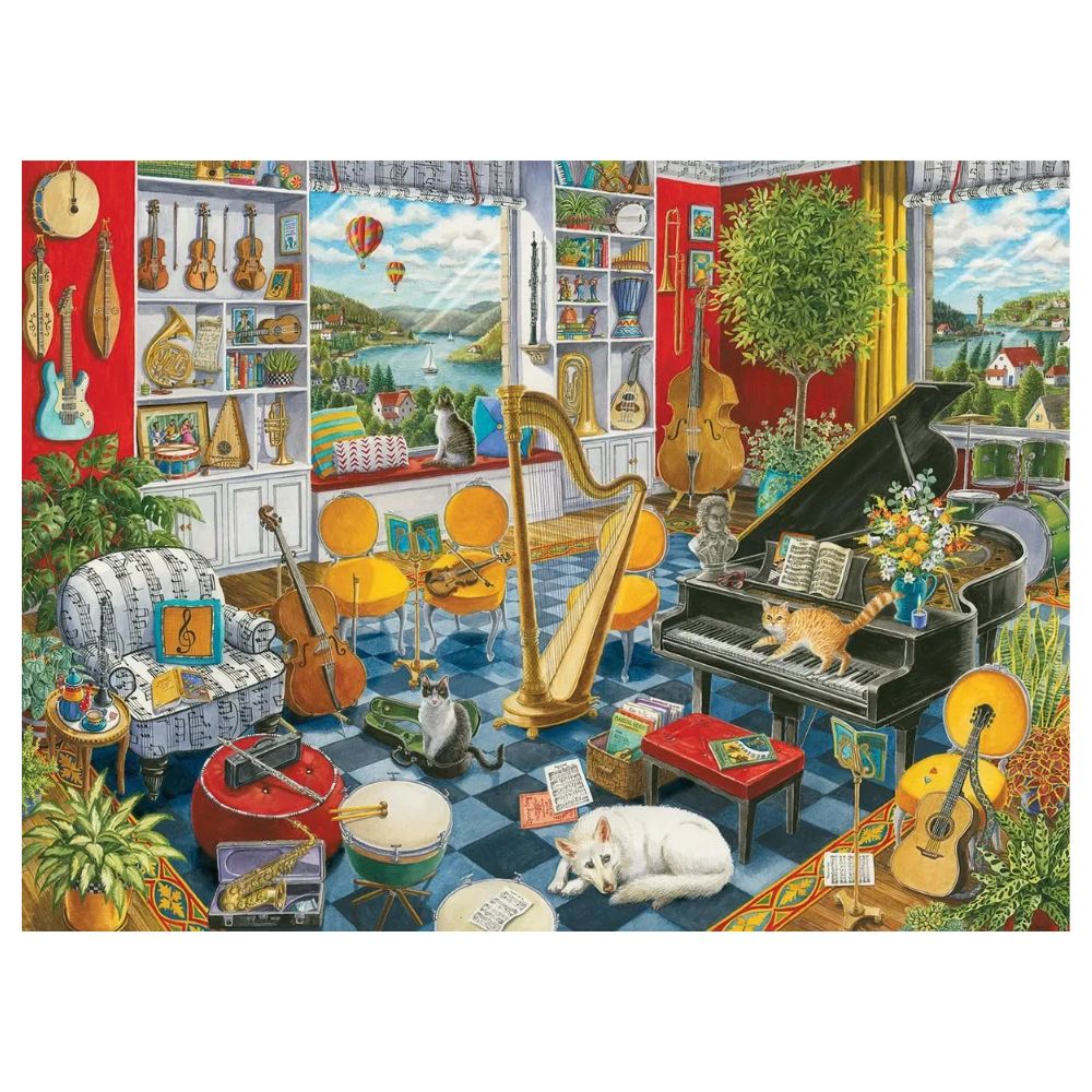 Ravensburger Rompecabezas The Music Room 500 Pzas