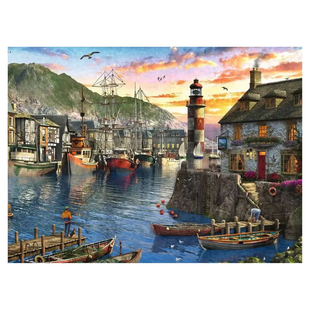 Ravensburger Rompecabezas Sunrise At The Port 500 Pzas