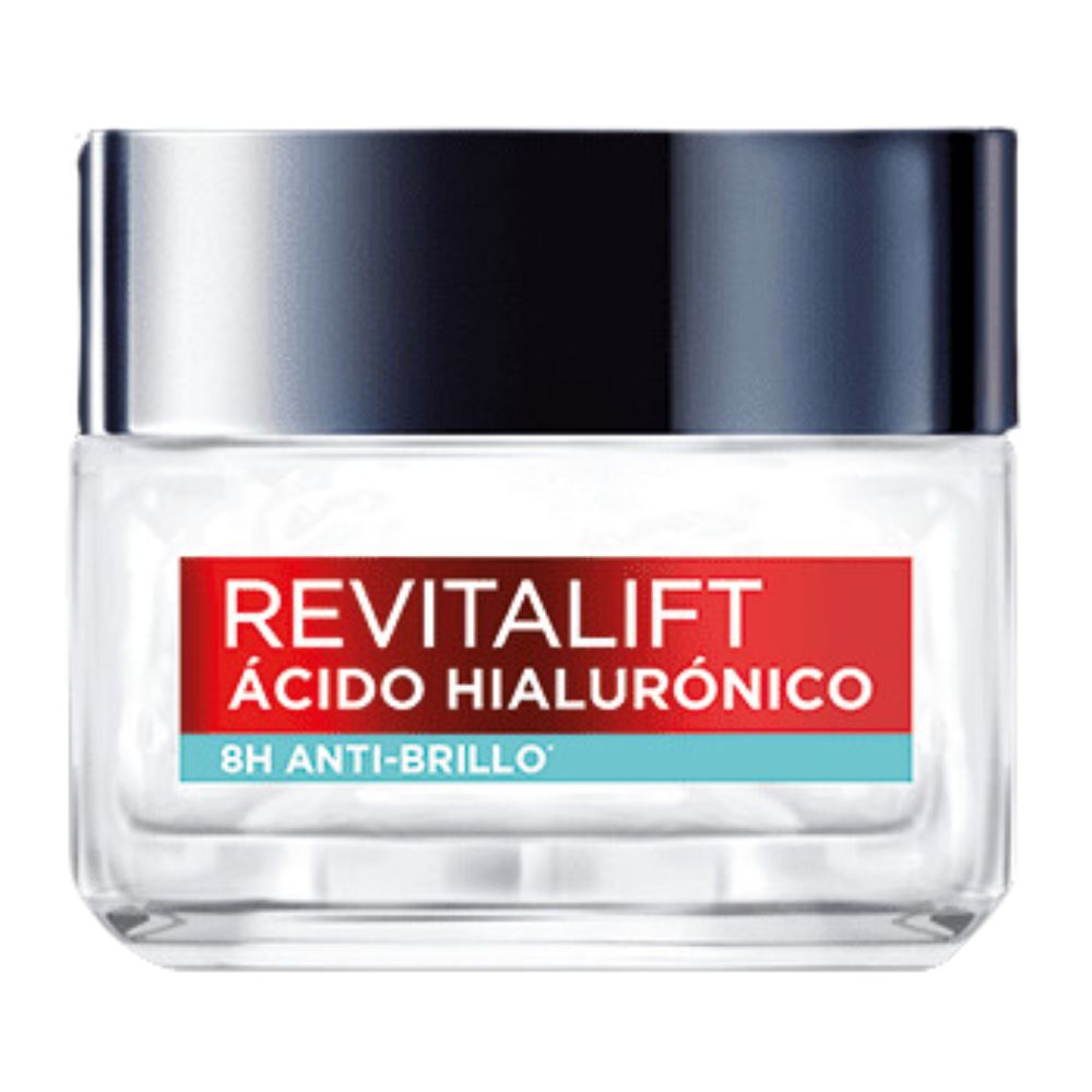 Revitalift Loreal Acido Hialuronico Gel Crema 8 horas Anti-brillo 50 ml