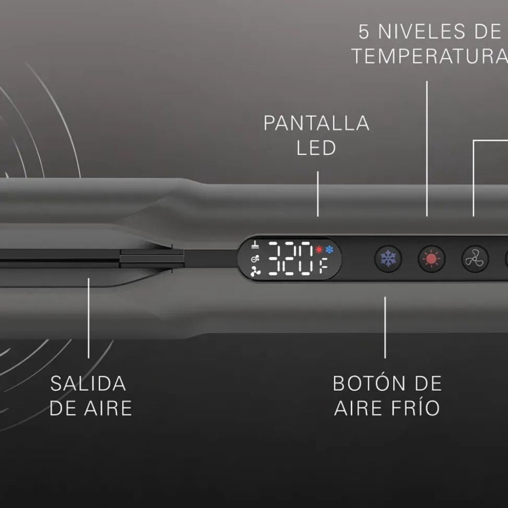 Riva Hair Pro Plancha De Aire Iónica NanoGlide