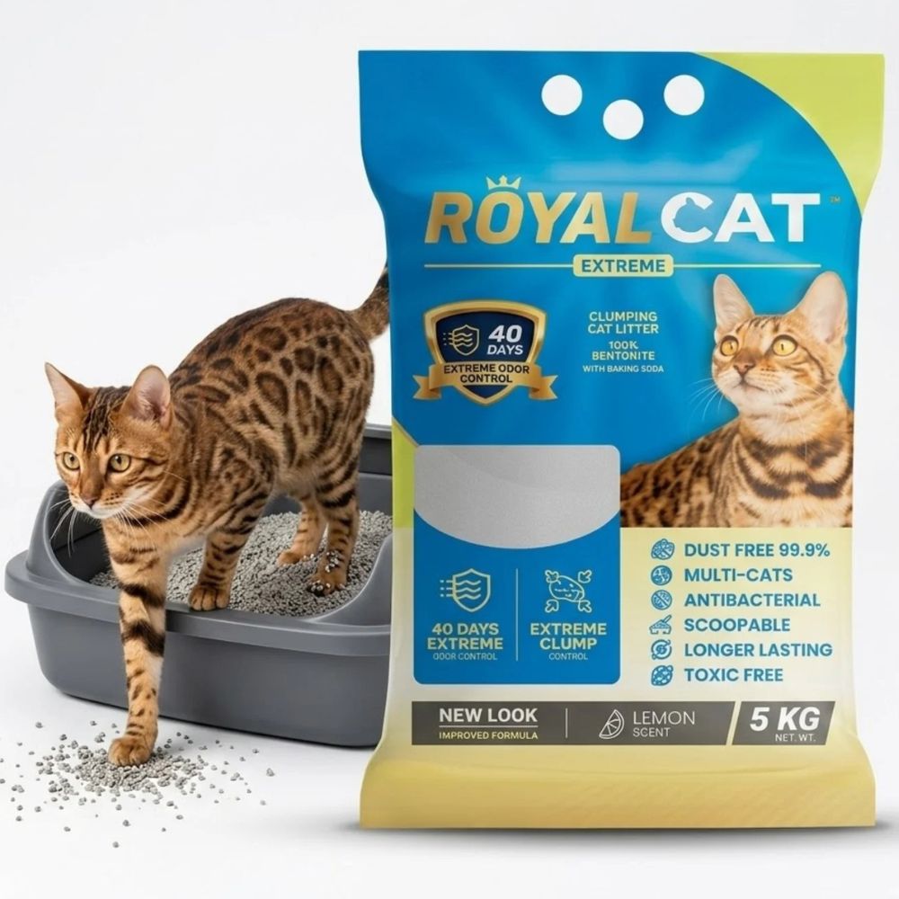 Royal Cat Extreme Lemon Arena Para Gatos 5kg