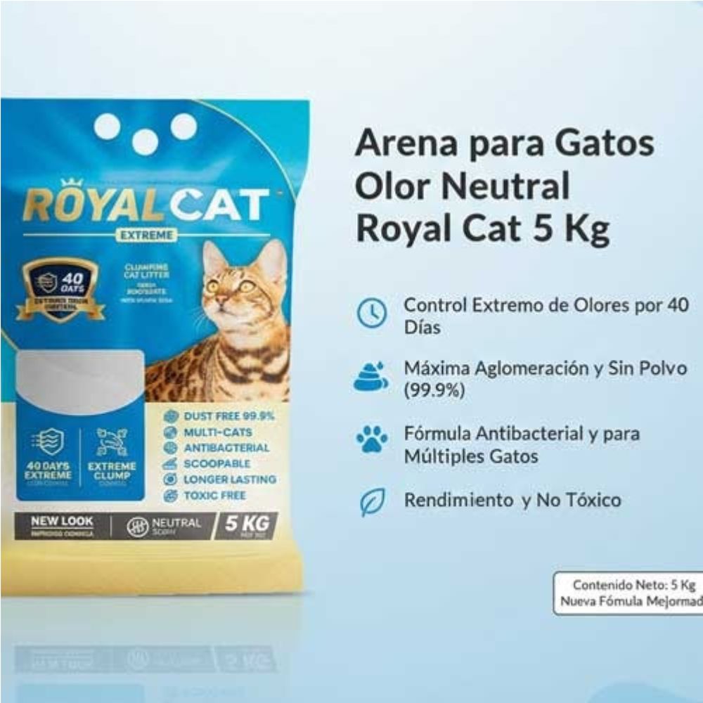 Royal Cat Extreme Neutral Arena Para Gatos 5kg