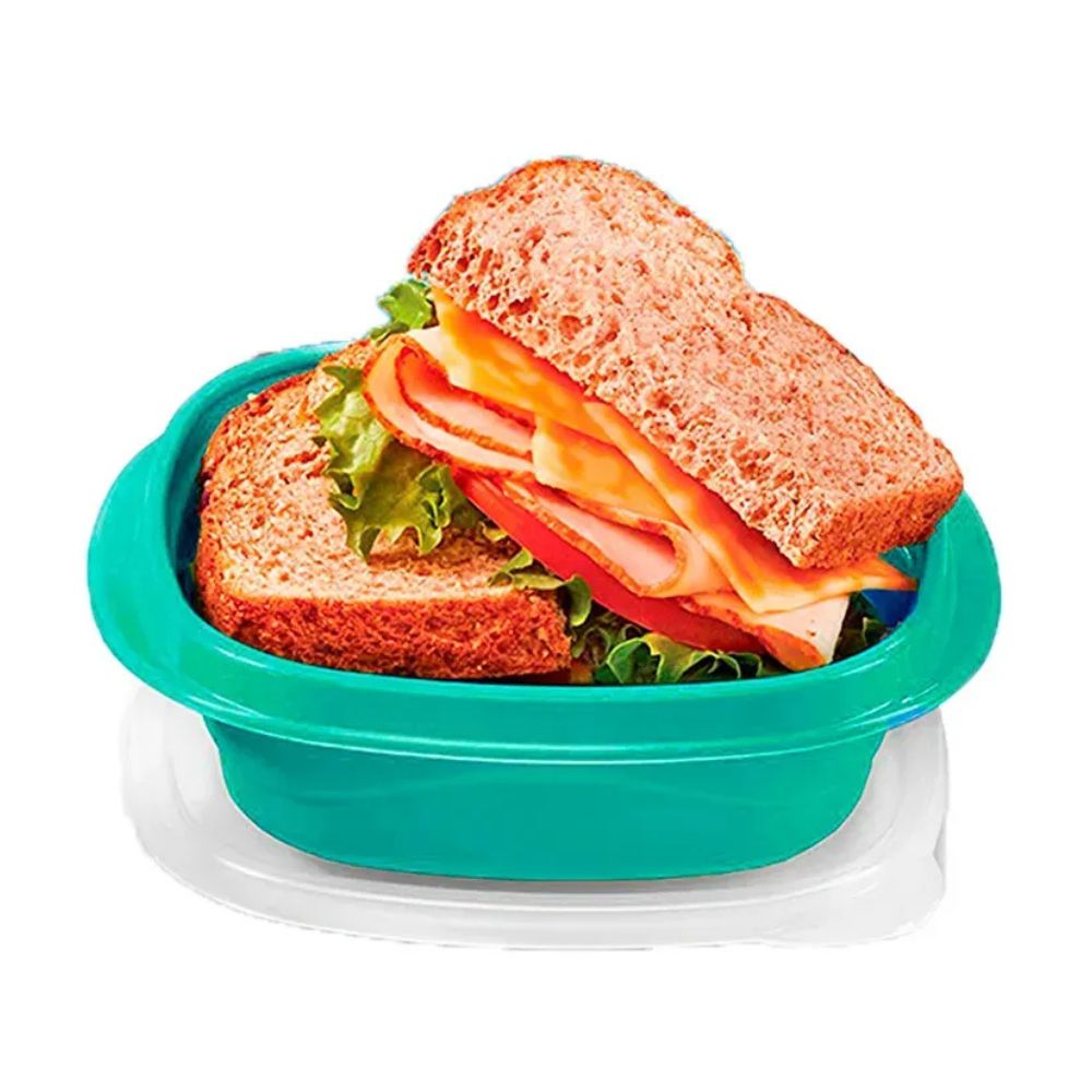 Rubbermaid Take Alongs Set De Envases 6 Piezas Turquesa 555ml