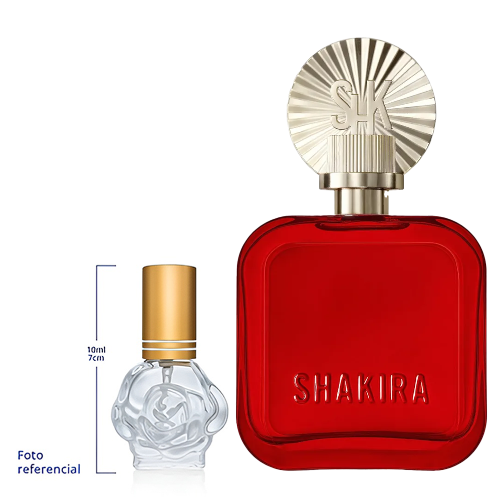 Shakira Rojo Decant Travel Size Eau De Parfum For Woman