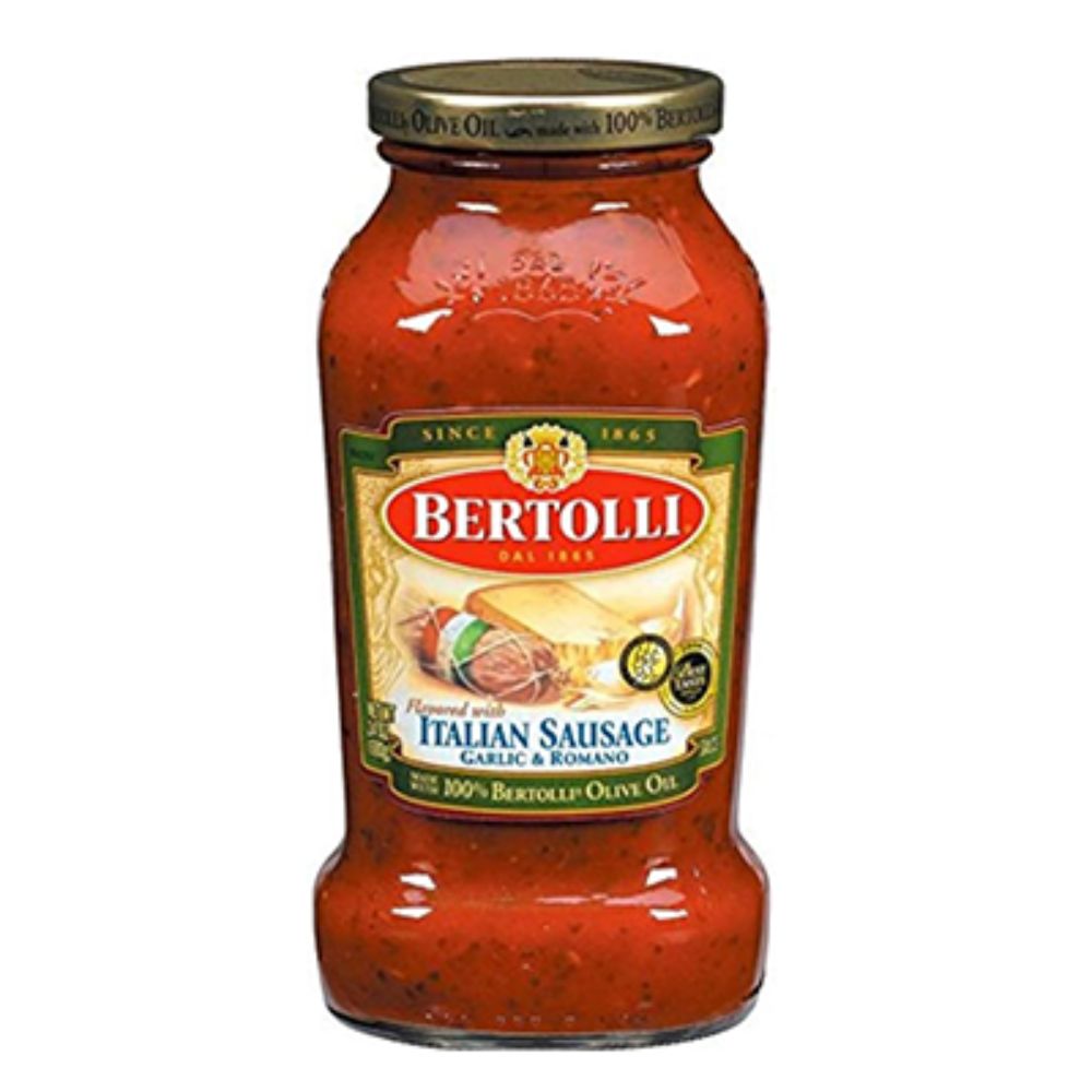 Salsa para Pastas Bertolli Italian Sausage Garlic & Romano 680gr
