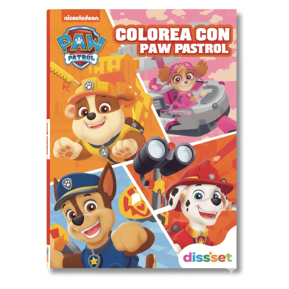 Sicoben Colorea Con Paw Patrol Libro Infantil Para Colorear