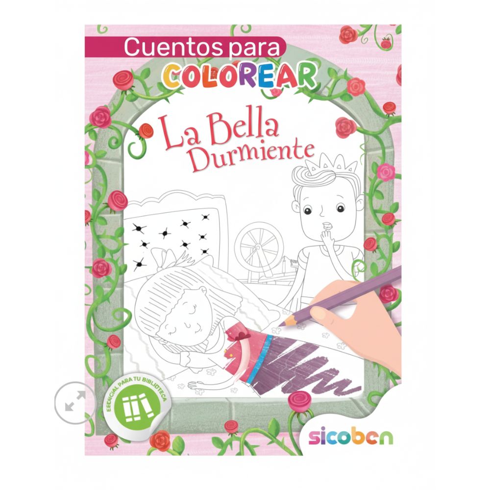 Sicoben Cuentos Para Colorear La Bella Durmiente