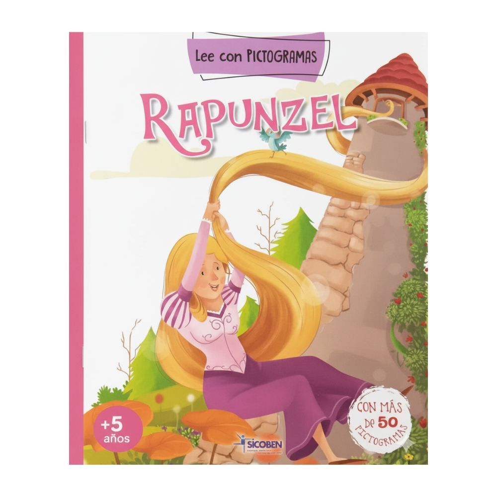 Libro De Lectura Con Pictogramas Rapunzel 5+