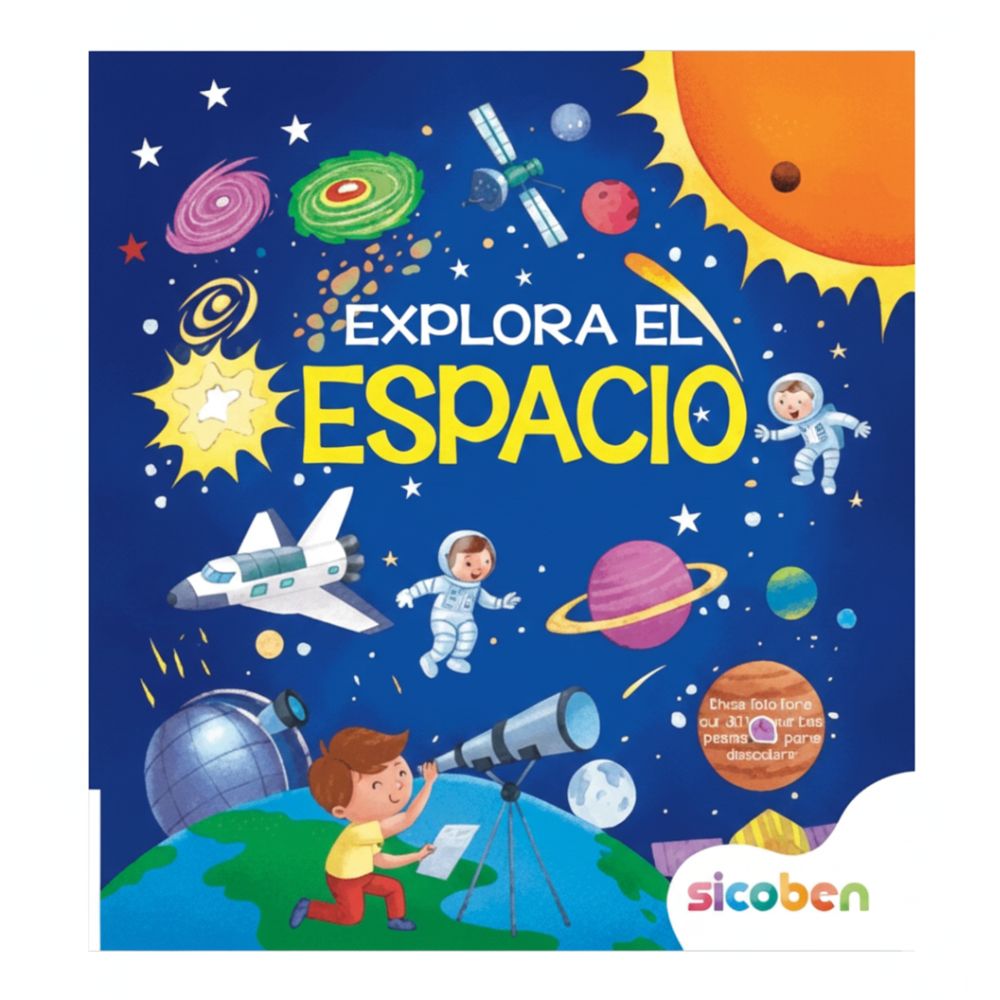 Libro Pestañitas Curiosas Para Niños Explora El Espacio