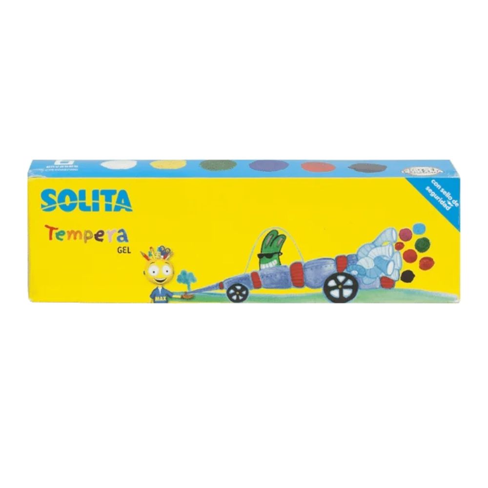 Solita Tempera Gel 6 Colores