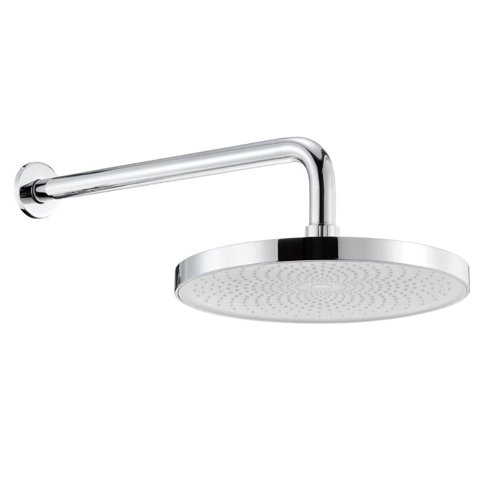 Solvex Plus Juego De Ducha Satinada De 10" Redondo ABS Brazo De 50cm