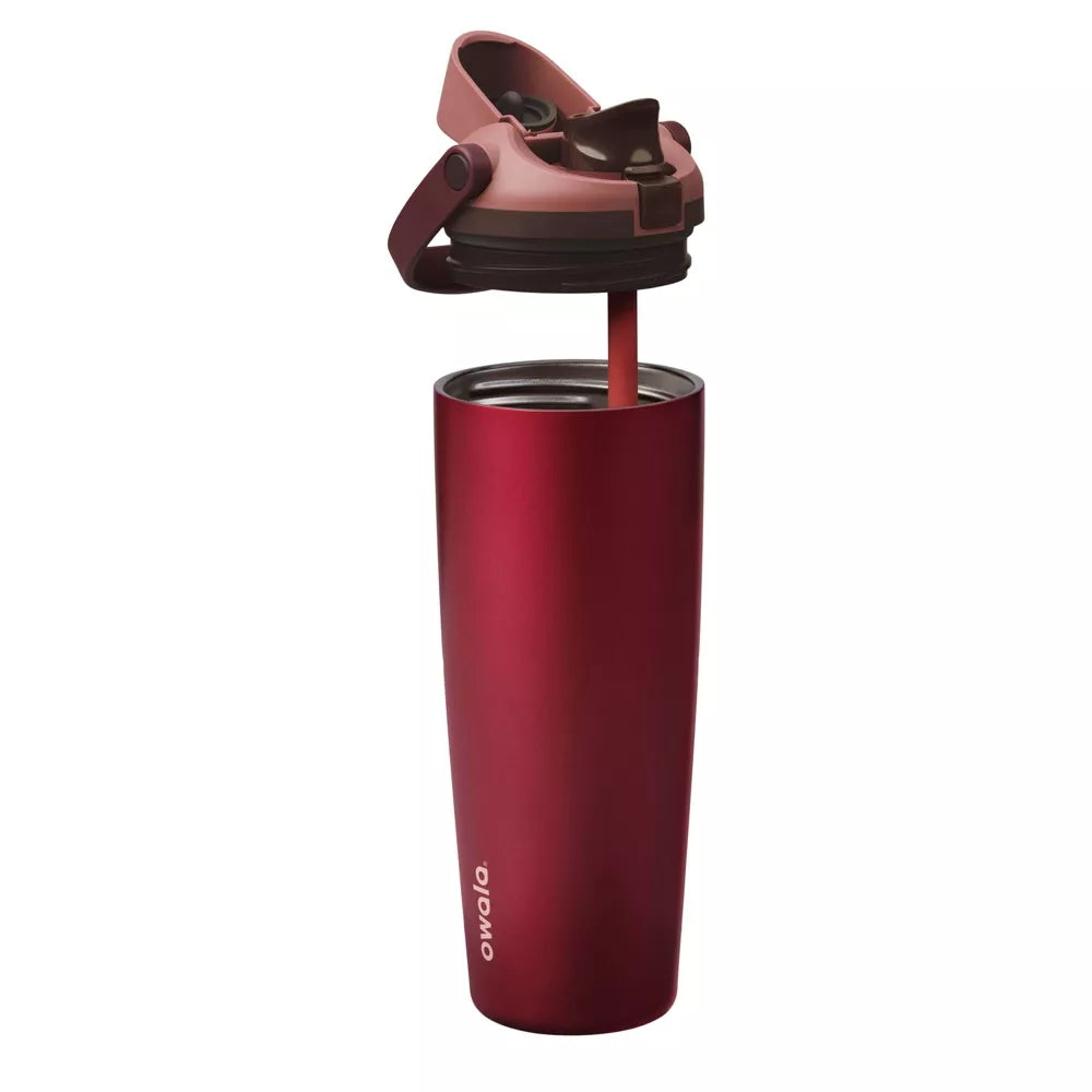 Owala Termo FreeSip Tumbler w/Travel Grip 30oz Poinsettia