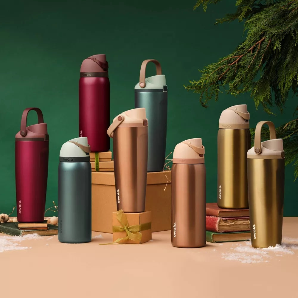 Owala Termo FreeSip Tumbler w/Travel Grip 30oz Wintergreen