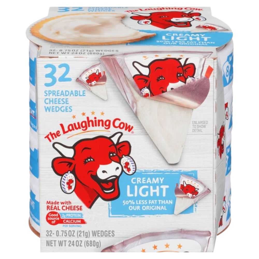 Queso The Laughing Cow Creamy Light 32 Unidades Untables