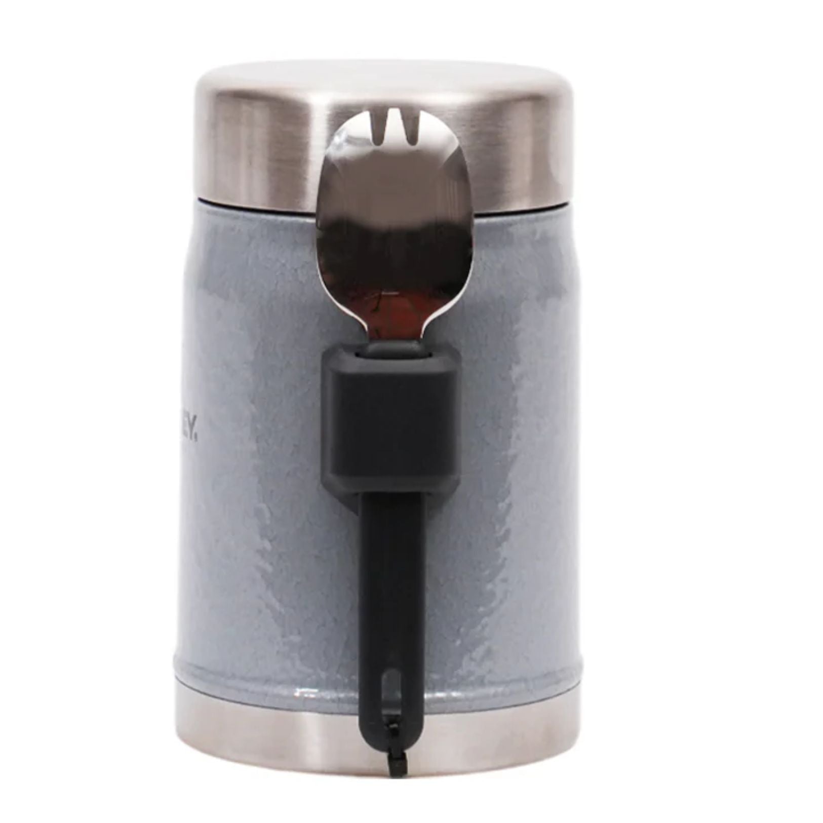 Stanley Termo Comida Classic Food Jar+Tenedor Color Hammertone Silver 14oz