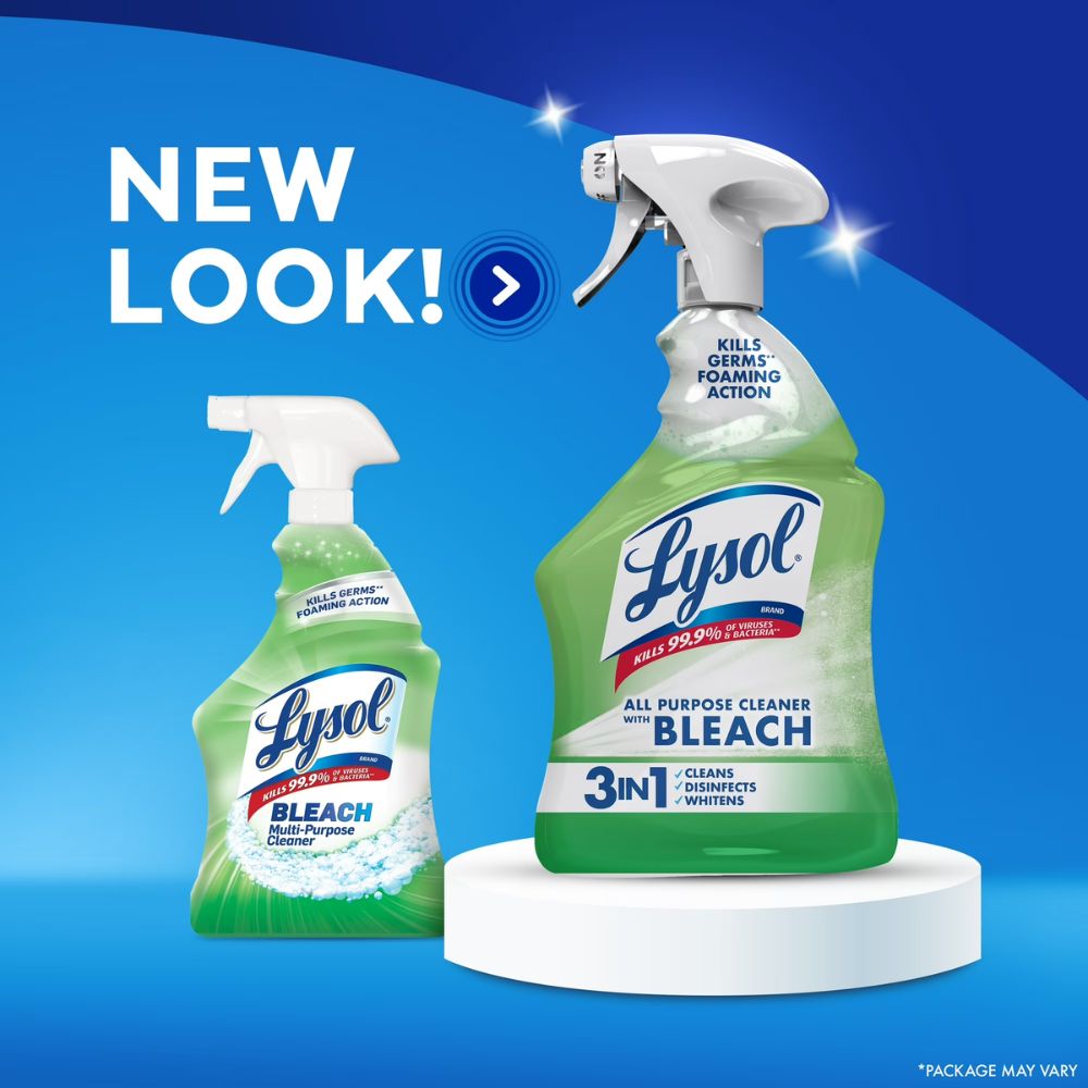 Lysol All Purpose Cleaner 3 in 1 With Bleach 946ml