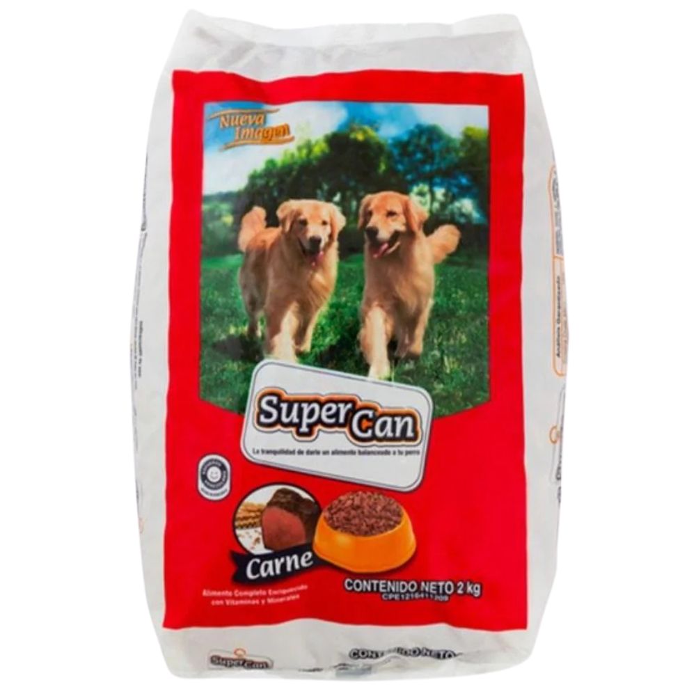 Super Can Adultos Carne Nacional 2 kg