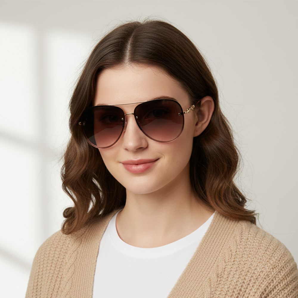 Tahari Lentes De Sol Para Damas 100% UV Protection