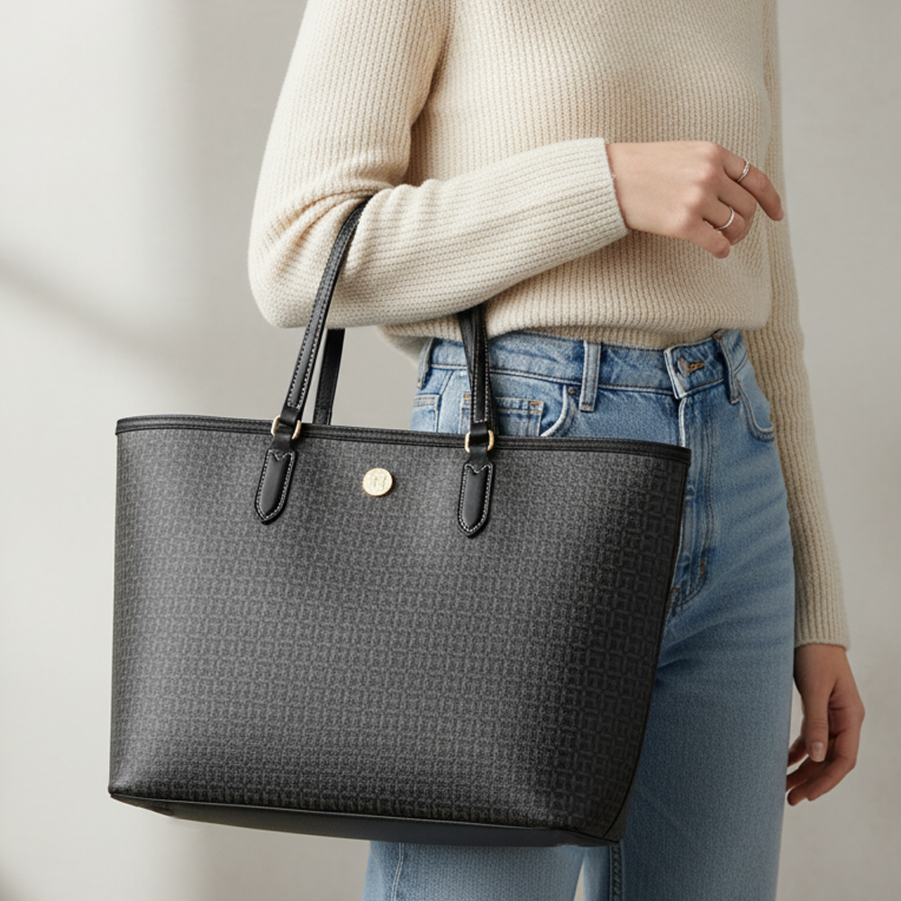 Tommy Hilfiger Cartera Tote Bag Black