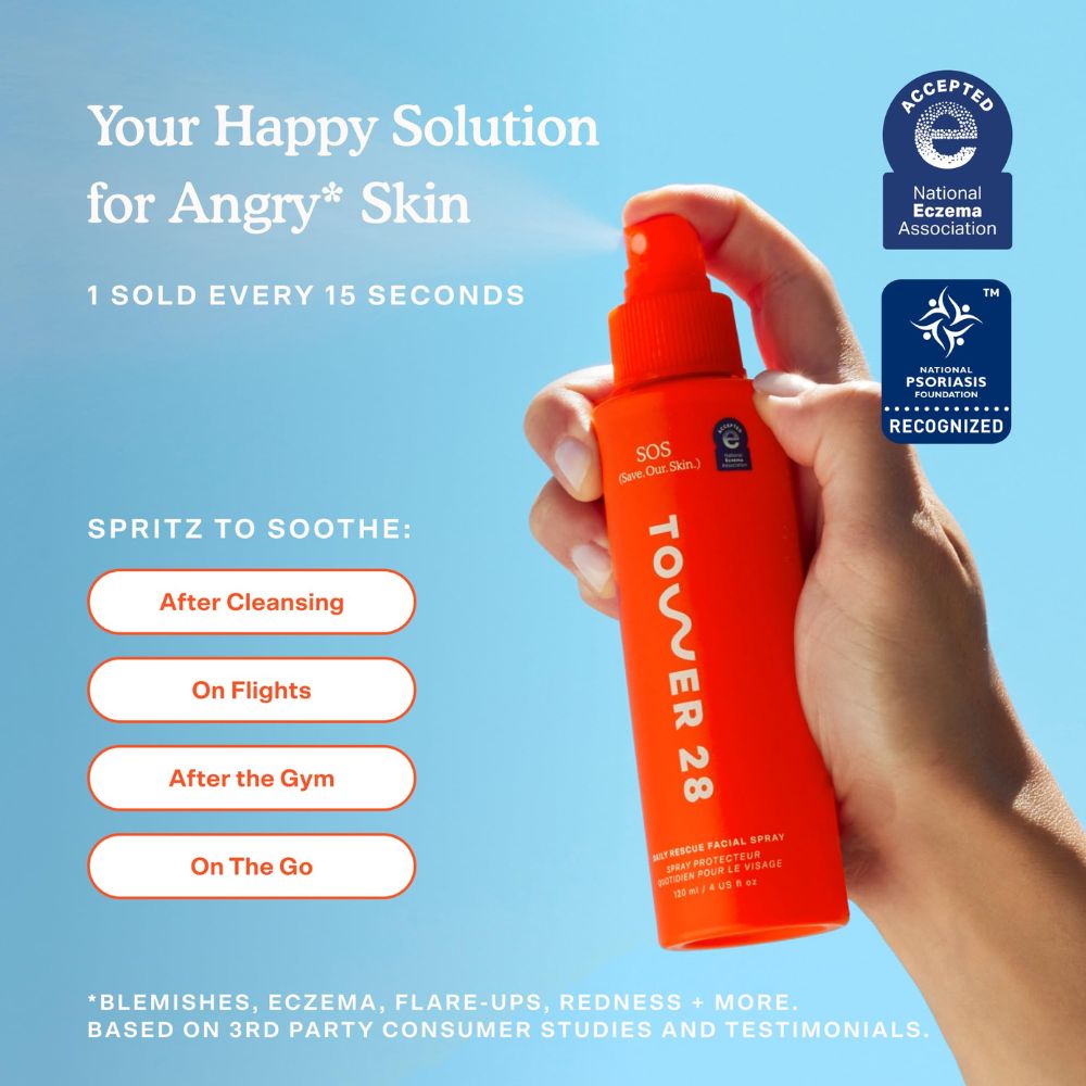 Tower 28 SOS Save Our Skin SOS Daily Rescue Facial Spray 30ml