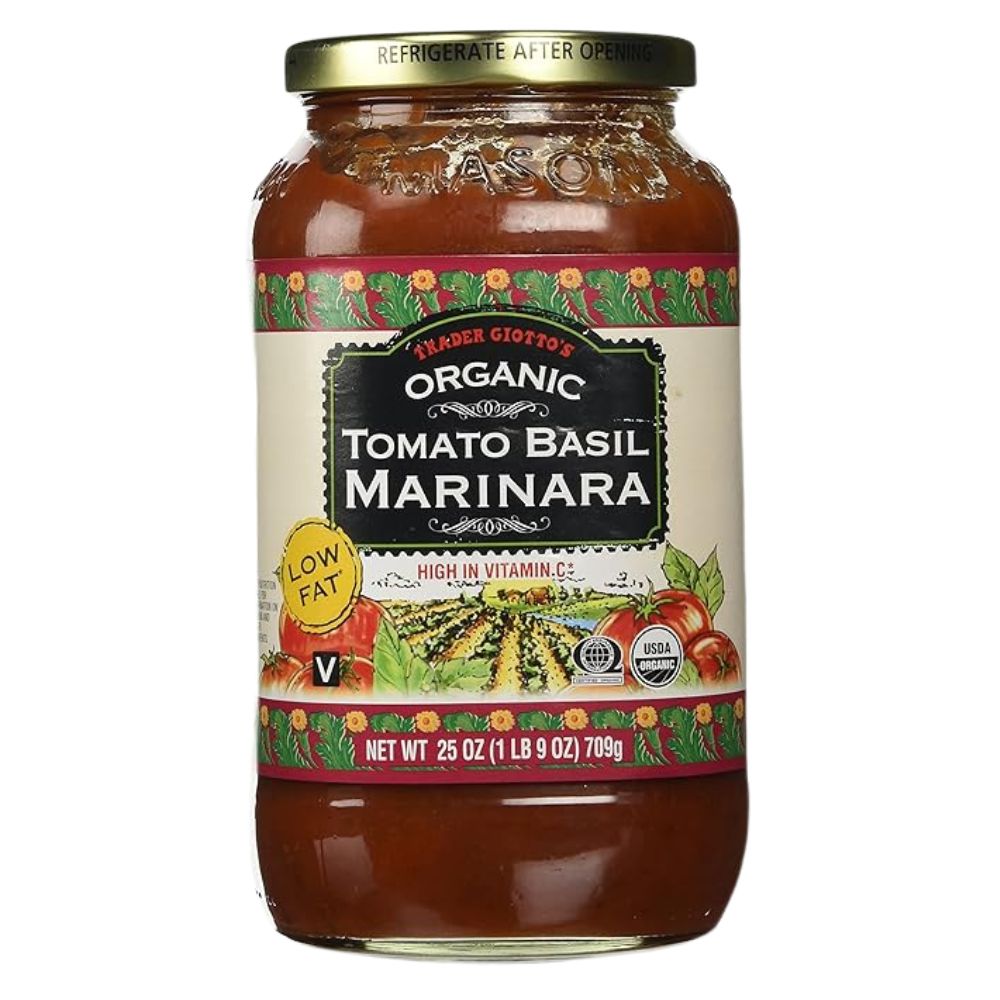 Trader Giotto's Organic Tomato Basil Marinara Low Fat 709gr