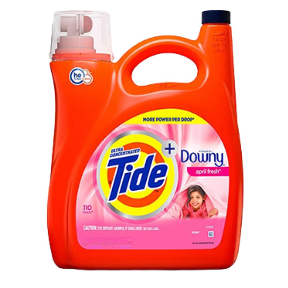 Tide + Downy Detergente Liquido April Fresh 100 Cargas