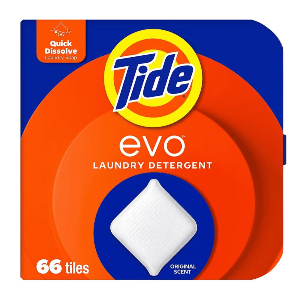 Tide Evo Detergent Original Scent Medium Load 66 Tiles
