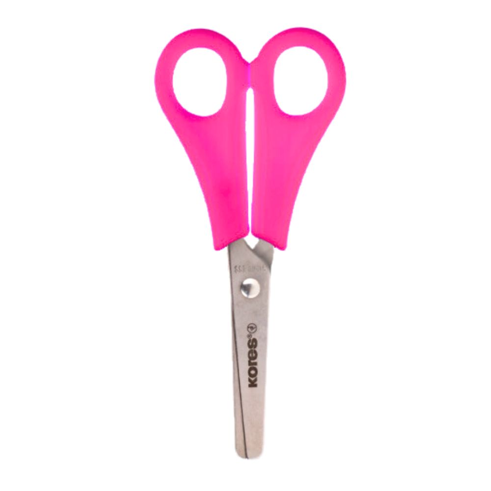 Kores Tijera Escolar Rosada 1und
