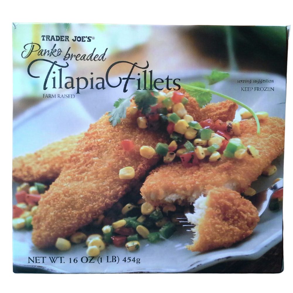 Trader Joe's Panko Breaded Tilapia Fillets 454gr