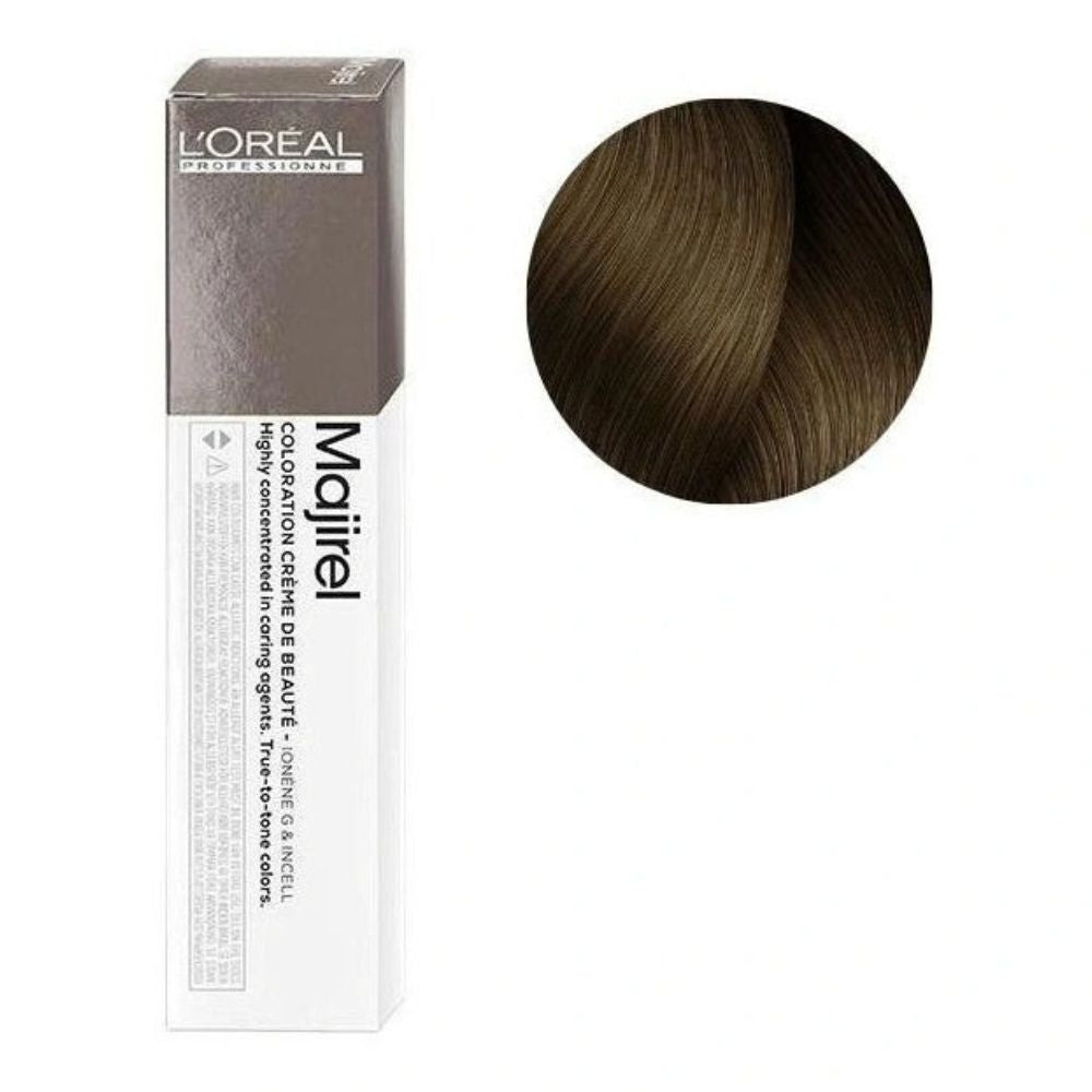 Tinte Para El Cabello L'Oreal Majirel 7.13 Rubio Cenizo Dorado 50ml
